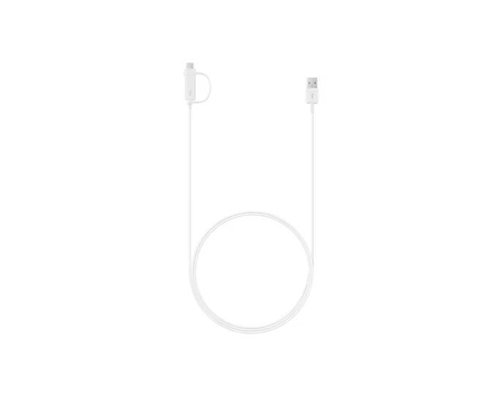 Samsung EP-DG930 1.5m USB-A to USB-C and Micro-USB Cable White 8SA10100803 Buy online at Office 5Star or contact us Tel 01594 810081 for assistance