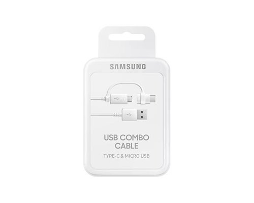Samsung EP-DG930 1.5m USB-A to USB-C and Micro-USB Cable White External Computer Cables 8SA10100803