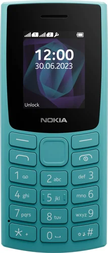 Nokia 105 1.8 inch 2G Dual SIM Mobile Phone Cyan Blue