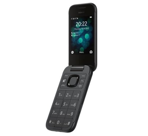 Nokia 2660 Flip 2.8 Inch 4G Dual SIM 48MB 128MB Mobile Phone Black