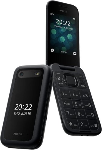 Nokia 2660 Flip 2.8 Inch 4G Dual SIM 48MB 128MB Mobile Phone Black Nokia