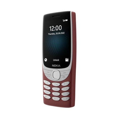 Nokia 8210 2.8 Inch 4G Dual SIM 48MB RAM 128MB Storage Mobile Phone Red Mobile Phones 8NO10368080