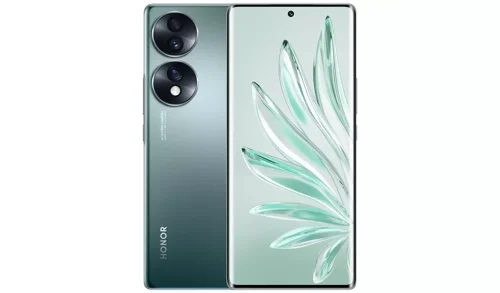 Honor 70 6.67 Inch 5G Qualcomm Snapdragon 778G Plus Dual SIM 8GB RAM 128GB Storage Android 12 Mobile Phone Emerald Green