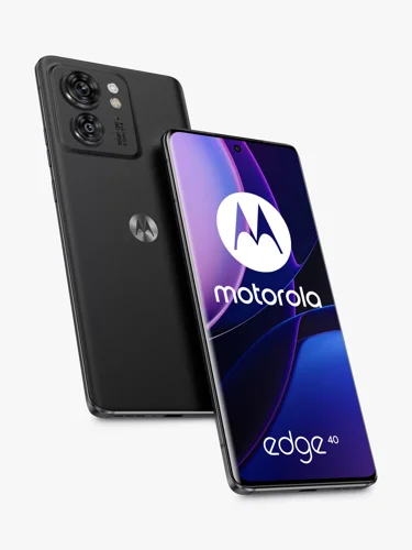 Motorola Edge 40 6.5 Inch MediaTek Dimensity 8020 Processor 8GB RAM 256GB Storage Android 13 Mobile Phone Eclipse Black Mobile Phones 8MOPAY40003GB