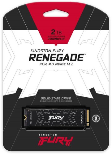 Kingston FURY™ Renegade PCIe 4.0 NVMe M.2 SSD provides cutting-edge performance in high capacities for gaming and hardware enthusiasts seeking extreme performance for PC builds and upgrades. By leveraging the latest Gen 4x4 NVMe controller and 3D TLC NAND, Kingston FURY Renegade SSD offers blazing speeds of up to 7,300/7,000MB/s1 read/write and up to 1,000,000 IOPS1 for amazing consistency and exceptional gaming experience. From game and application loading times to streaming and capturing, give your system a boost in overall responsiveness.With better heat management comes better stability during peak performance. The slim M.2 combined with a low profile, graphene aluminium heat spreader is optimised for intense usage in gaming laptops and desktops. The optional heatsink model delivers an additional layer of thermal dispersion so when the game heats up, your PS5™ console stays cool. Kingston FURY Renegade SSD matches the top-tier performance of the Kingston FURY Renegade memory line to produce the ultimate team that will keep you at the top of your game.