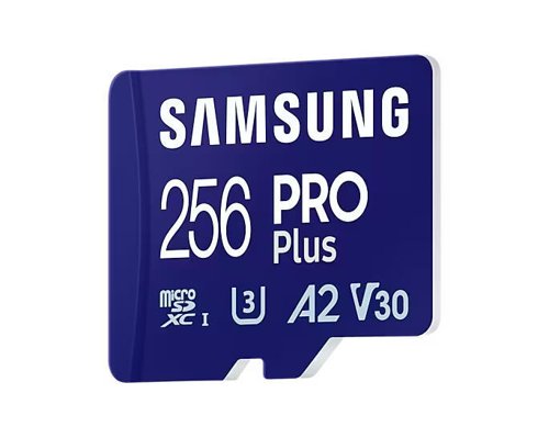 Samsung MB-MD256SA 256GB Pro Plus MicroSDXC UHS-I Memory Card with Adapter Samsung