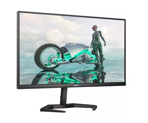 8PH27M1N3200ZA | This Philips gaming monitor is an ideal all-around display for intense PC games. Sync technology, rapid 165 Hz refresh rate and 1 ms response time deliver smooth gameplay. Includes a visually immersive slim-frame display and Ultra Wide-Colour.Gaming shouldn't be a choice between choppy gameplay or broken frames. AMD FreeSync™ Premium equips serious gamers with a fluid, tear-free gameplay experience at peak performance. There are no compromises, game confidently with a high refresh rate, low framerate compensation and low latency.You play intense, competitive gaming. You demand display with lag free, ultra-smooth images. This Philips display redraws the screen image up to 165 times per second, effectively faster than a standard display. A lower frame rate can make enemies appear to jump from spot to spot on the screen, making them difficult targets to hit. With 165 Hz frame rate, you get those critical missing images on the screen which shows enemy movement in ultra-smooth motion so you can easily target them. With ultra-low input lag and no screen tearing, this Philips display is your perfect gaming partner.MPRT (motion picture response time) is a more intuitive way to describe response time, which directly refers to the duration between seeing blurry noise and clean, crisp images. The Philips gaming monitor with 1 ms MPRT effectively eliminates smearing and motion blur and delivers sharper and more precise visuals to enhance your gaming experience. The best choice for playing thrilling and twitch-sensitive games.