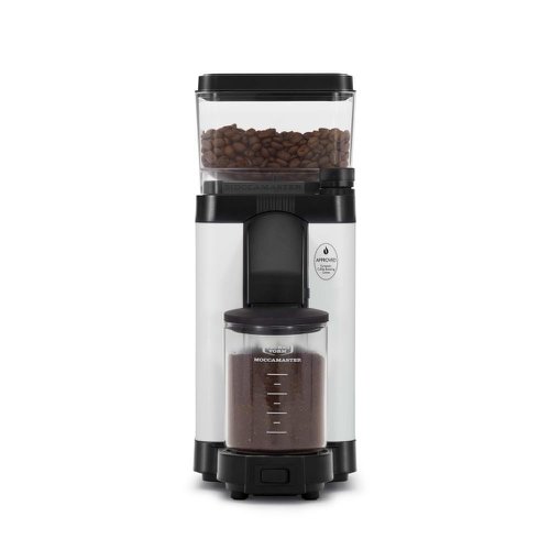 Moccamaster KM5 Burr Coffee Grinder Matte White UK Plug 8MM49542 Buy online at Office 5Star or contact us Tel 01594 810081 for assistance