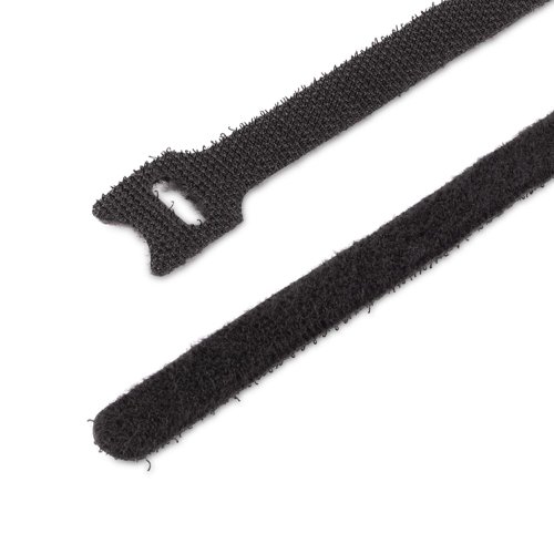 StarTech.com 6in Hook and Loop Cable Ties - 50 Pack