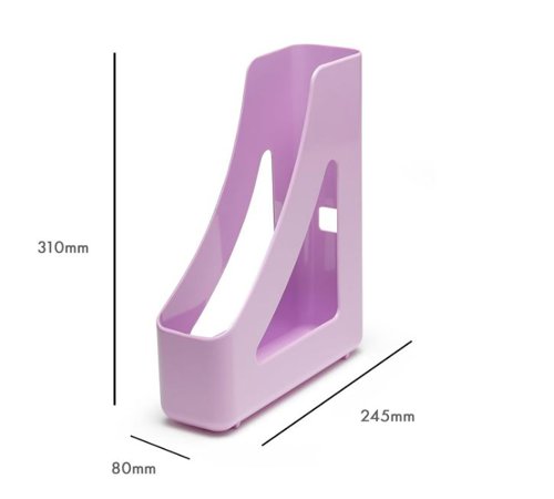 Deflecto Desk Accessory Starter Kit Lavender - CP175YTLAV Deflecto Europe