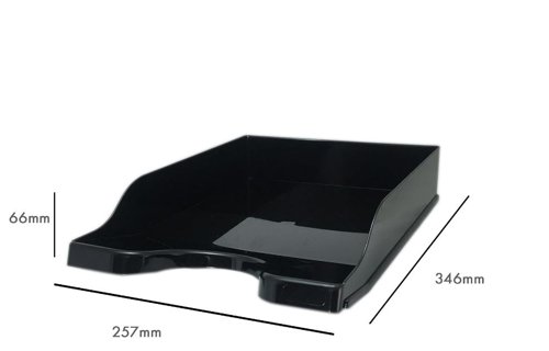 15777DF - Deflecto Desk Accessory Starter Kit Black - CP175YTBLK