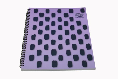 Europa Splash Notebooks 160 Lined Pages A4+ Purple Cover (Pack of 3) EU1502Z - GH00284