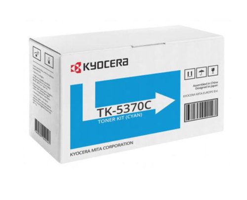 KYTK5370C - Kyocera TK5370C Cyan Standard Capacity Toner Cartridge 5K pages - 1T02YJCNL0