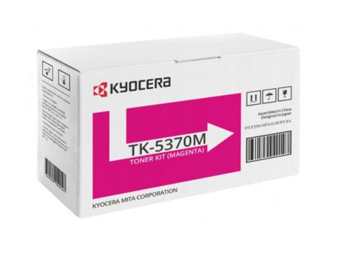 Kyocera TK5370M Magenta Standard Capacity Toner Cartridge 5K pages - 1T02YJBNL0 Kyocera