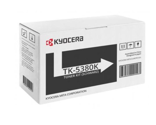 Kyocera TK5380K Black Standard Capacity Toner Cartridge 13K pages - 1T02Z00NL0 Kyocera