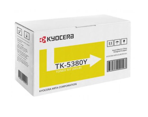 KYTK5380Y - Kyocera TK5380Y Yellow Standard Capacity Toner Cartridge 10K pages - 1T02Z0ANL0