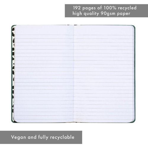 Pukka Planet Notepad Green Vibes Soft Cover Green 9704-SPP PP09704 Buy online at Office 5Star or contact us Tel 01594 810081 for assistance