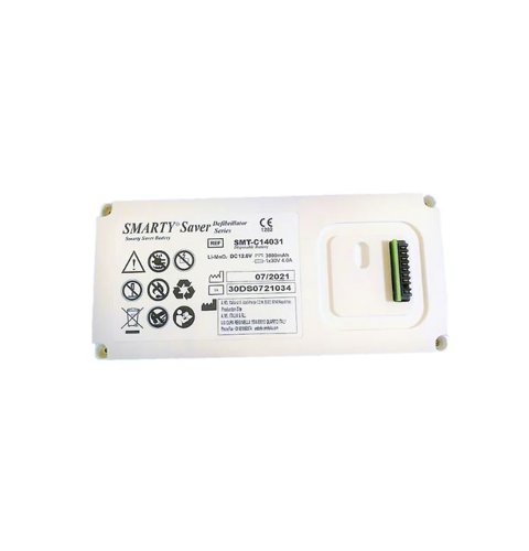 Battery for Smarty Saver models, designed for quick and easy replacement.