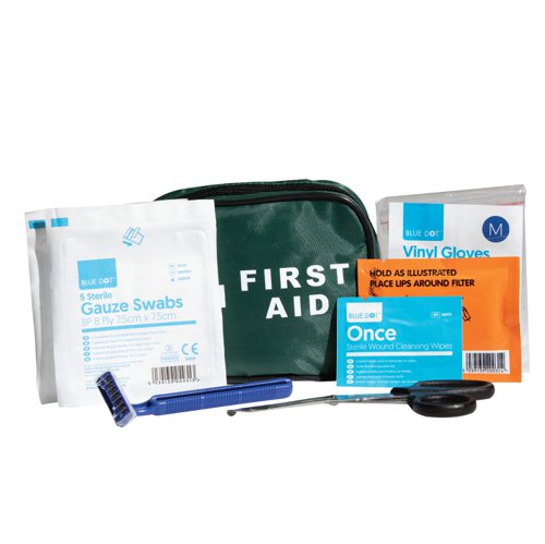 The Blue Dot AED Emergency Response Kit is the ultimate companion to any Automated External Defibrillator (AED) purchase. This comprehensive kit includes all the essential accessories that may be needed when responding to an emergency, making it a recommended purchase alongside any AED/Defibrillator.