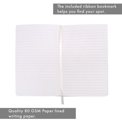 Pukka Pad Signature Soft Cover Notebook A5 215x135mm 192 Pages Oatmeal 749-SIG