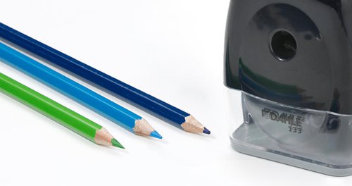 Dahle Desktop Pencil Sharpener with Clamp Grey/Black 00133-21281 - Dahle - DH22552 - McArdle Computer and Office Supplies