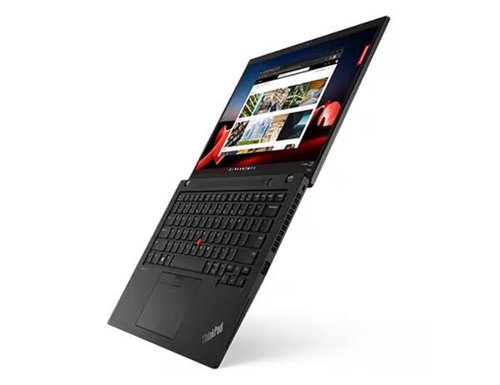 8LEN21F60037 | Powered by up to Intel vPro® with 13th Gen Intel® Core™ processing, the Lenovo ThinkPad T14 Gen 4 laptop boasts high performance and blazing-fast memory, storage, and connectivity—it will zip through even your most demanding tasks. Choose from either the U or P Series processors. IT admins appreciate the convenience of remote deployment and manageability, while everyone can get behind the added security with Intel vPro®.If you spend hours on your laptop every day, you’ll need one that’s easy on the eyes. The ThinkPad T14 Gen 4 boasts a number of display options, ranging from a gorgeous 2.8K OLED with Dolby Vision® panel to lower resolution choices that offer touchscreens, PrivacyGuard, and various colour gamuts. Plus, most of the displays feature low blue light certifications to help prevent eye fatigue. And with narrower bezels and a high screen-to-body ratio, everyone’s sure to appreciate the added screen real estate on this device.When you’re out on the road, you never know what the connectivity situation will be, or whether you’ll find an available electrical outlet. The ThinkPad T14 Gen 4 laptop definitely keeps you covered in both regards! Lightning-quick WiFi keeps you online when wireless coverage is available—but if you’re out of range, you can also jump online just like a smartphone when you choose the WWAN* configuration.  What’s more, with the option of two battery sizes and rapid-charging technology, there’s little need to be tethered to an outlet. No matter where the business takes you, you’ll always be business-ready. 