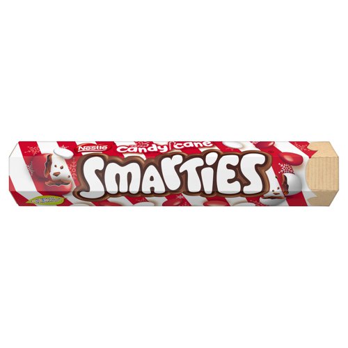 Smarties Candy Canes Giant HEX Tube 120g 12555365