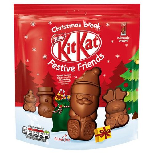 Kit Kat Chocolate Santa Large Pouch 220g 12460949