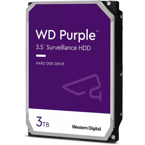 Western Digital Purple 3TB 3.5 Inch SATA 6Gbs 64MB Buffer Internal Hard Drive
