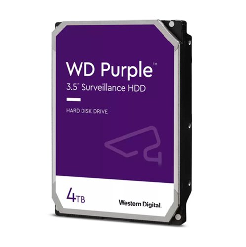 Western Digital Purple 4TB 3.5 Inch SATA 6Gbs 256MB Buffer Internal Hard Drive 8WD43PURZ