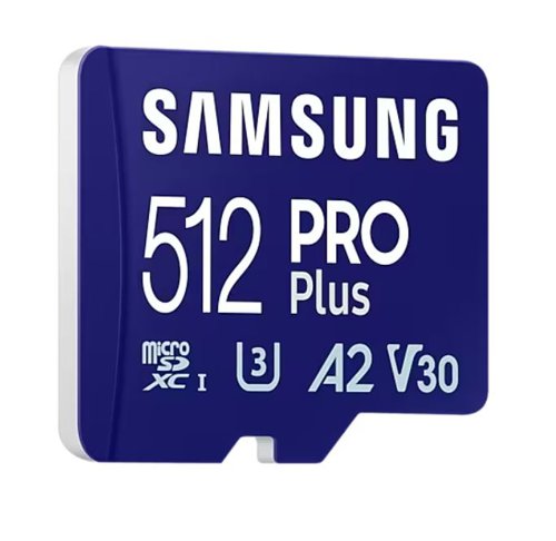Samsung Pro Plus 512GB MicroSDXC UHS-I Class 10 Memory Card and Adapter  8SA10392019