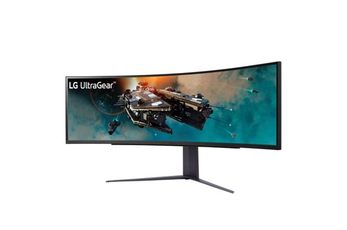 LG 49GR85DC-B UltraGear 49 Inch 5120 x 1440 Pixels Dual Quad HD IPS Panel HDMI DisplayPort Curved Gaming Monitor Desktop Monitors 8LG49GR85DCB