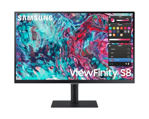 Samsung ViewFinity S80TB 27 Inch 3840 x 2160 Pixels 4K Ultra HD IPS Panel HDMI Thunderbolt 4 USB Monitor Desktop Monitors 8SA10387057
