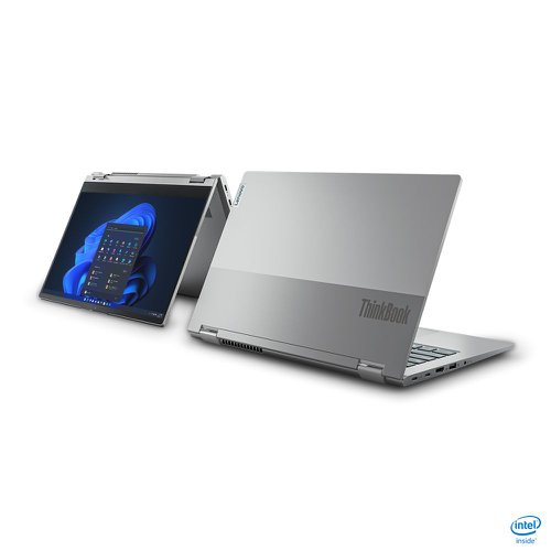 8LEN21JG000J | The ThinkBook 14s Yoga Gen 3 2-in-1 laptop features 13th Gen Intel® Core™ processors for maximum computing power and long battery life. With an AI-enhanced hybrid architecture, tasks are split among cores optimized for performance or efficiency—you'll breeze through your work. There's even WiFi 6E* available, Intel's fastest yet, for more stable wireless connections and faster speeds.