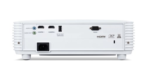 The home entertainment projector family.The projector that turns your living room into a movie theatre. Feast on popcorn while your eyes feast on an up to 4K UHD display. Colour preservation is made possible with exclusive ColorBoost 3D, Rec. 709, and more.Big match coming up? Football Mode is optimised to make the next 90 minutes the most immersive and life-like as possible. Stay in-the-action with up to 1080p 240Hz, delivering a hyper-smooth display every second.A 100 inch image of pure beauty in 1080p Full HD looks so real, you’ll swear you’re looking out the window. See crystal-clear, vibrant images from a distance in daylight or medium to large rooms with up to 4,800 lumens of brightness.Protect your eyes from unnecessary strain by utilizing Acer BlueLightShield™ technology. Acer LumiSense™ adjusts the image brightness and colour saturation based on the content you're viewing. Reproduce lifelike colours and brilliantly bright images with Acer ColorBoost3D™ technology. Enjoy consistent, natural colours with ColorSafe II technology, which controls the dynamic RGB levels to prevent colour decay.Finding the right angle for your presentation is easier with auto keystone correction, which corrects vertical distortion. Project with precision and avoid setup problems. Using Image Shift and digital zoom, you can shift the image precisely to fit your screen without having to alter the existing mounting location.Flat is out, 3D is in. Images on the screen seem to jump into your living room with HDMI 3D display support - optional 3D glasses are required.