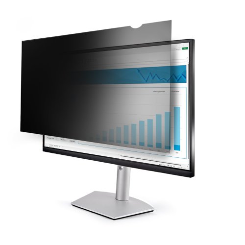 8ST10351601 | The monitor privacy screen is easy to attach and remove. Simply attach the 24 inch privacy screen to your 16:10 aspect ratio display using the attachment strips or slide-mount tabs. This confidentiality screen filter is also reversible. The matte side provides you with glare reduction and the glossy side of the privacy screen will provide you with increased clarity.Protect Your PrivacyThe privacy screen protector for desktop monitors is a great investment if you want to protect your privacy. It is a convenient and cost-effective way to keep your classified information, intellectual property or any other important data you wish to keep protected. You can have a peace of mind while working in the office or public environments because you know your screen is protected with the 30+/- degree privacy viewing angle. The cutout on the top corner of the privacy screen makes it easy to remove for sharing content with trusted audiences or switching between finishes.Blue Light ReductionLowering blue light exposure is important. To reduce digital eye strain, the monitor privacy film blocks between 40% to 51% of the blue light in the wavelength range of 380nm to 480nm.Antimicrobial ProtectionOur privacy screens feature an anti-microbial coating on the matte-side of the filter. Embedded antimicrobial technology provides protection against bacterial microbes by continuously eliminating up to 99.99% of certain surface bacteria. Antimicrobial screen protectors are ideal for environments where disinfection is important.The Choice of IT Pros Since 1985StarTech.com conducts thorough compatibility and performance testing on all our products to ensure we are meeting or exceeding industry standards and providing high-quality products to IT Professionals. Our local StarTech.com Technical Advisors have broad product expertise and work directly with our StarTech.com Engineers to provide support for our customers both pre and post-sales. The TAA compliant PRIVACY-SCREEN-24MB is backed by a StarTech.com 2-year warranty and free lifetime technical support.