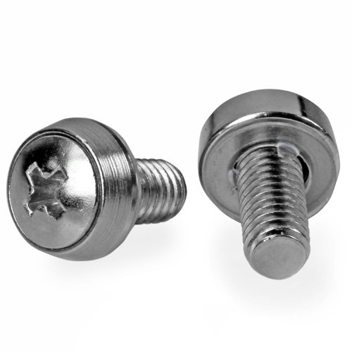 StarTech.com 50 Pkg M6 Mounting Screws for Server Rack Cabinet Server & Data Racks 8ST10011981