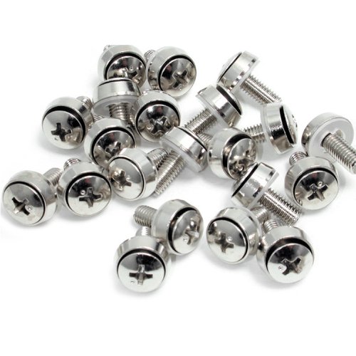 8ST10011981 | Install your rack-mountable hardware securely with these high quality screwsThe 50-Pack of M6 Mounting Screws for Server Racks and Cabinets is ideal to have available for installing servers, network equipment, A/V equipment and other rack-mountable devices securely into your storage cabinet or server rack.This package contains mounting screws only, cage nuts sold separately