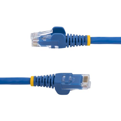 8ST10333840 | Select from a wide variety of colours, lengths, and styles to complete your network solutions. That way, you can organize your cable runs and identify network connections faster, easily find the cables that best suit your network connection requirements, and pick the styles, either snagless - perfect for concealed cable runs - or moulded - perfect for strengthening the connector to prevent damage.