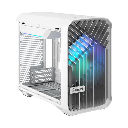 Fractal Design Torrent Nano RGB White Clear Tint PC Case