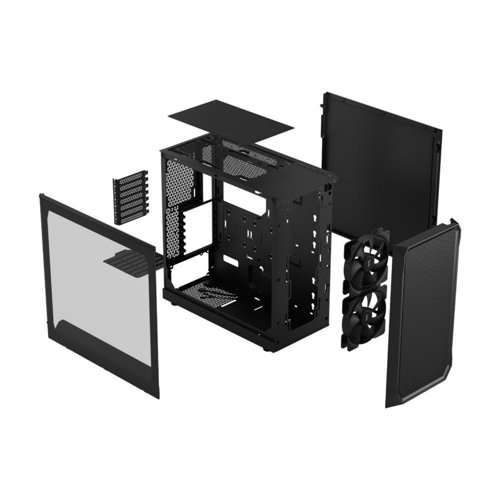 Fractal Design Focus 2 ATX Black TG Clear Tint PC Case