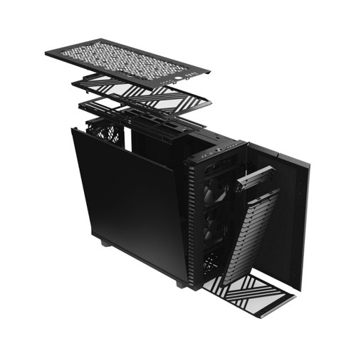 Fractal Design Define 7 ATX Black Solid Midi Tower PC Case Desktop Computers 8FR10279275