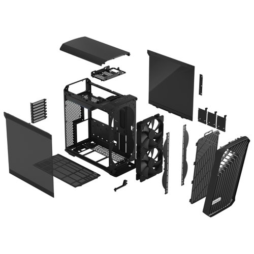 Fractal Design Torrent Compact Black TG Dark Tint Tower PC Case