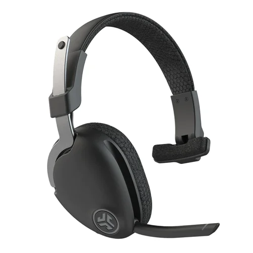 8JL10363017 | Whether at home or the office, JBuds Work wireless over-ear headset offers the best all-around performance for the workday. The noise-cancelling microphone ensures crystal-clear calls. The powerful boom mic can be rotated up when you’re focused independently, or down to allow colleagues to hear just you (not the dog barking or the doorbell). Transition from mobile to laptop without touching any settings. Enjoy JBuds Work wired while stationary at your computer or wireless for more mobility to multitask.