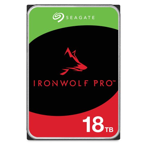 Seagate IronWolf Pro 72 18TB 3.5 Inch SATA 6Gbs 256MB Cache Internal Hard Drive