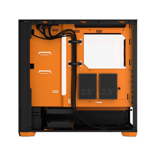 Fractal Design Pop Air ATX RGB Orange Core TG Clear PC Case