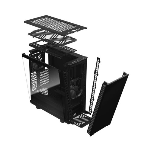 Fractal Design Define 7 M-ATX Compact Midi Tower Black TG PC Case 8FR10284137