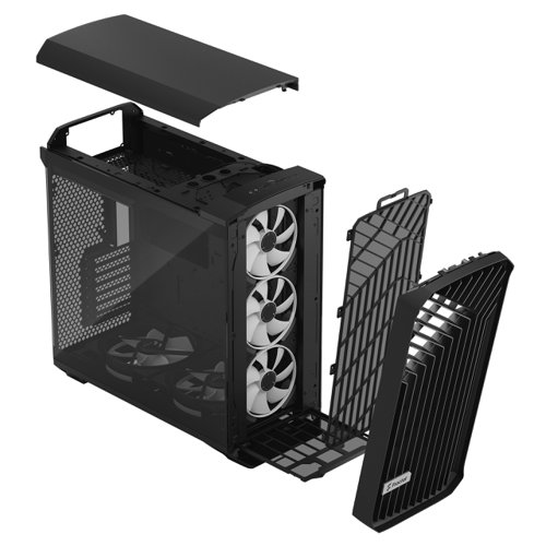 Fractal Design Torrent ATX 04 Black RGB TG Light Tint Tower PC Case Fractal Design
