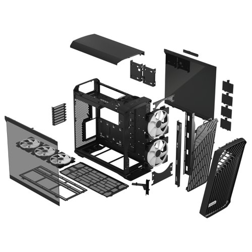 Fractal Design Torrent ATX 04 Black RGB TG Light Tint Tower PC Case