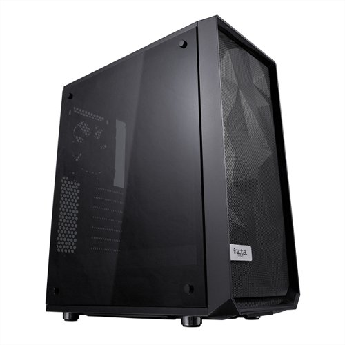 Fractal Design Meshify C Midi Tower Blackout Tempered Glass PC Case Desktop Computers 8FR10165797